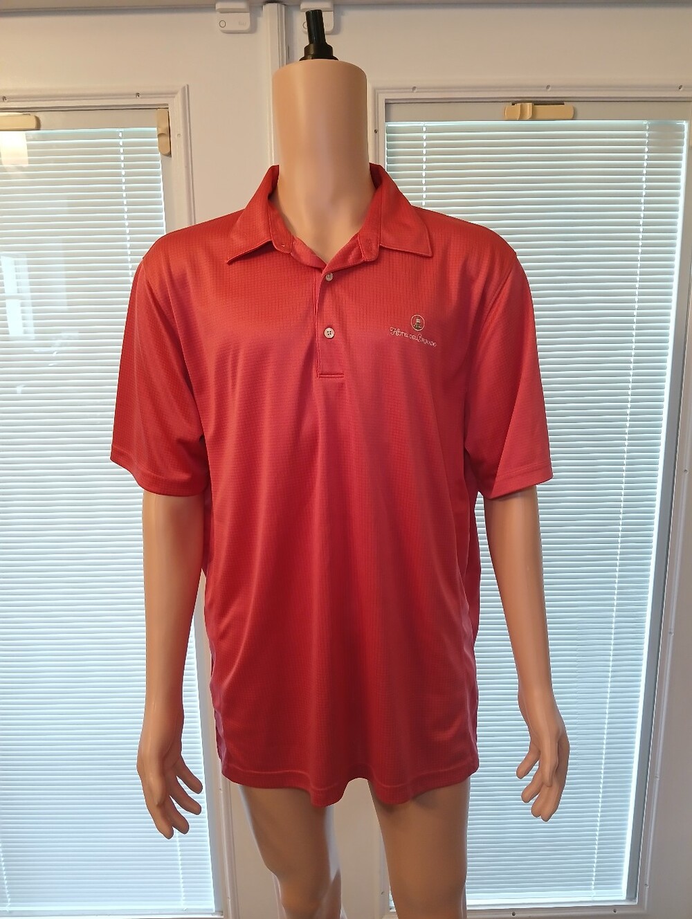 Greg Norman Collection Red Short-Sleeve Performance Polo